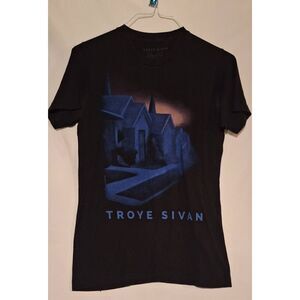 Troye Sivan Adult Small Black Concert Tour Shirt POP Music Blue Neighborhood